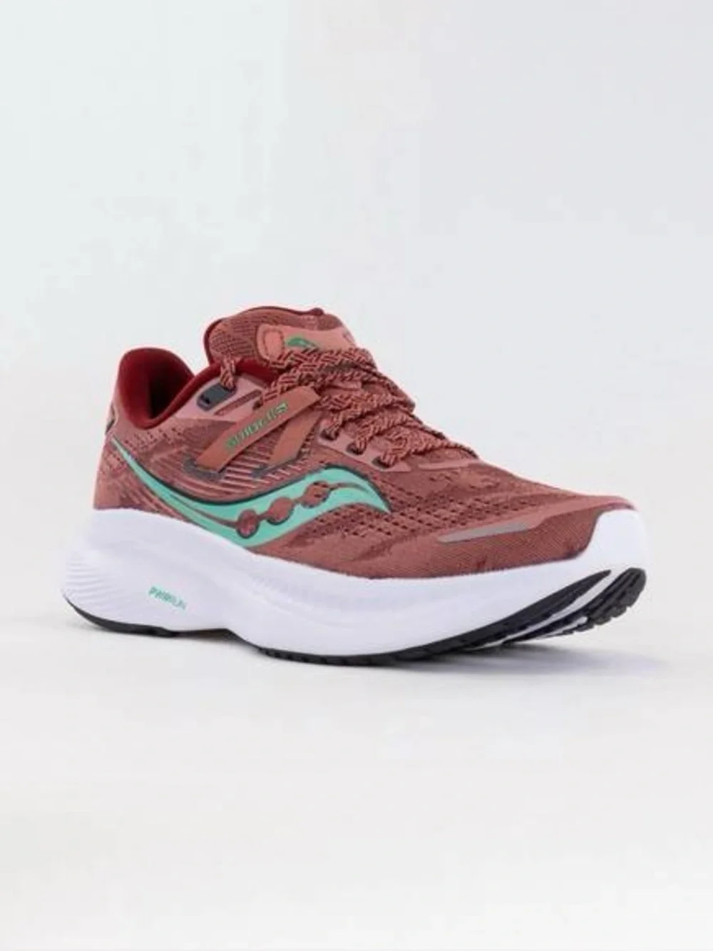 SAUCONY women's guide 16 running shoes - b/medium width in soot/sprig - Picture 1 of 7